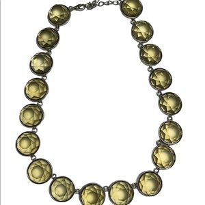 Green and silver choker